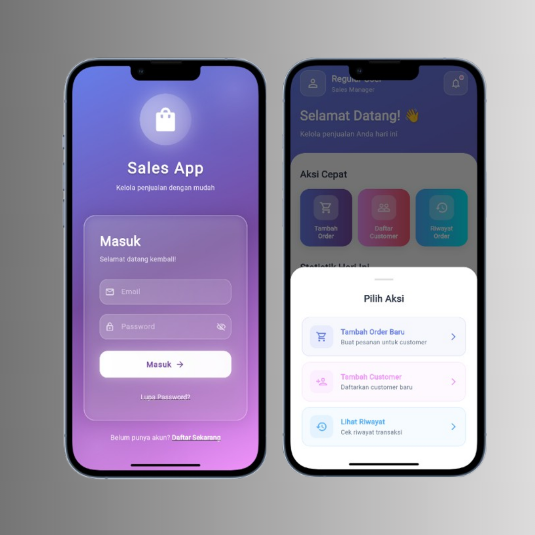 Aplikasi Mobile Sales